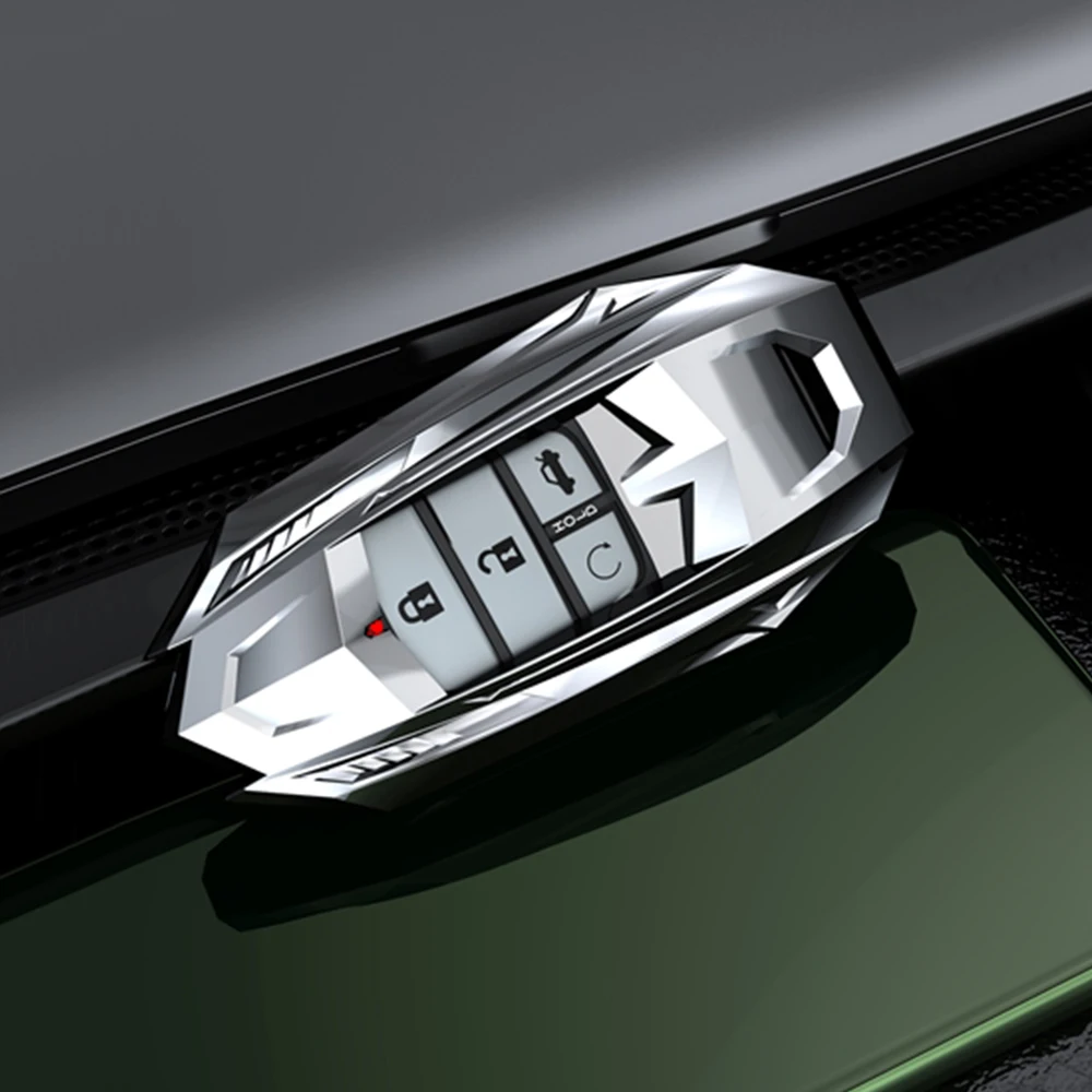 Металлический автомобильный чехол для ключа дистанционного управления Honda CRV HRV