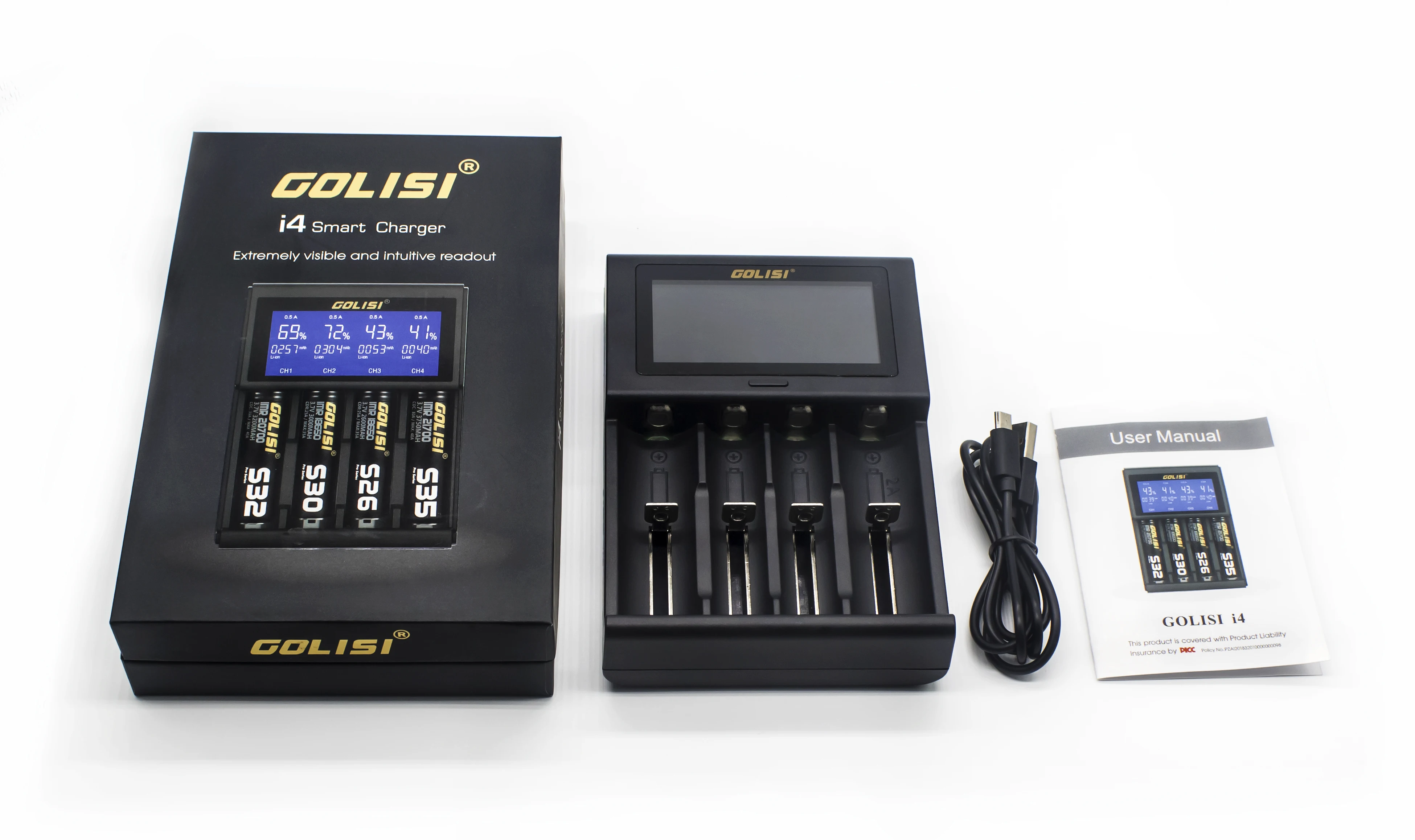 Аккумулятор Golisi G30 IMR 18650 3000 мАч перезаряжаемая батарея для вейпа мод i4 умное