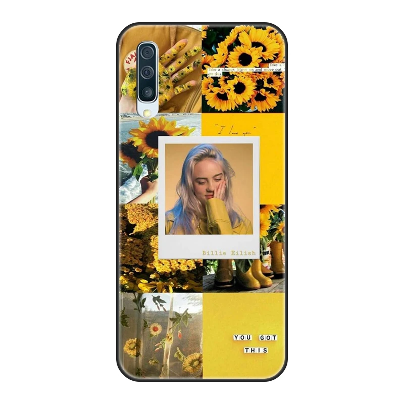 Чехол для samsung Galaxy A10 A20 A30 A40, силиконовый чехол Billie Eilish, задняя крышка для samsung A80 A70 A60 A50, чехол для телефона