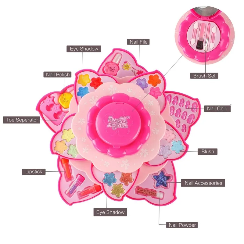 Набор из 11 предметов модная повязка принцессы для девочек набор игрушек макияжа