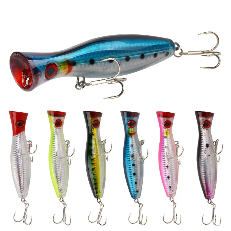 

1Pcs Fishing Lure Topwater Floating Simulation Hard Bait Artificial Wobblers Plastic Fishing Tackle Accessories 12.5cm 40g