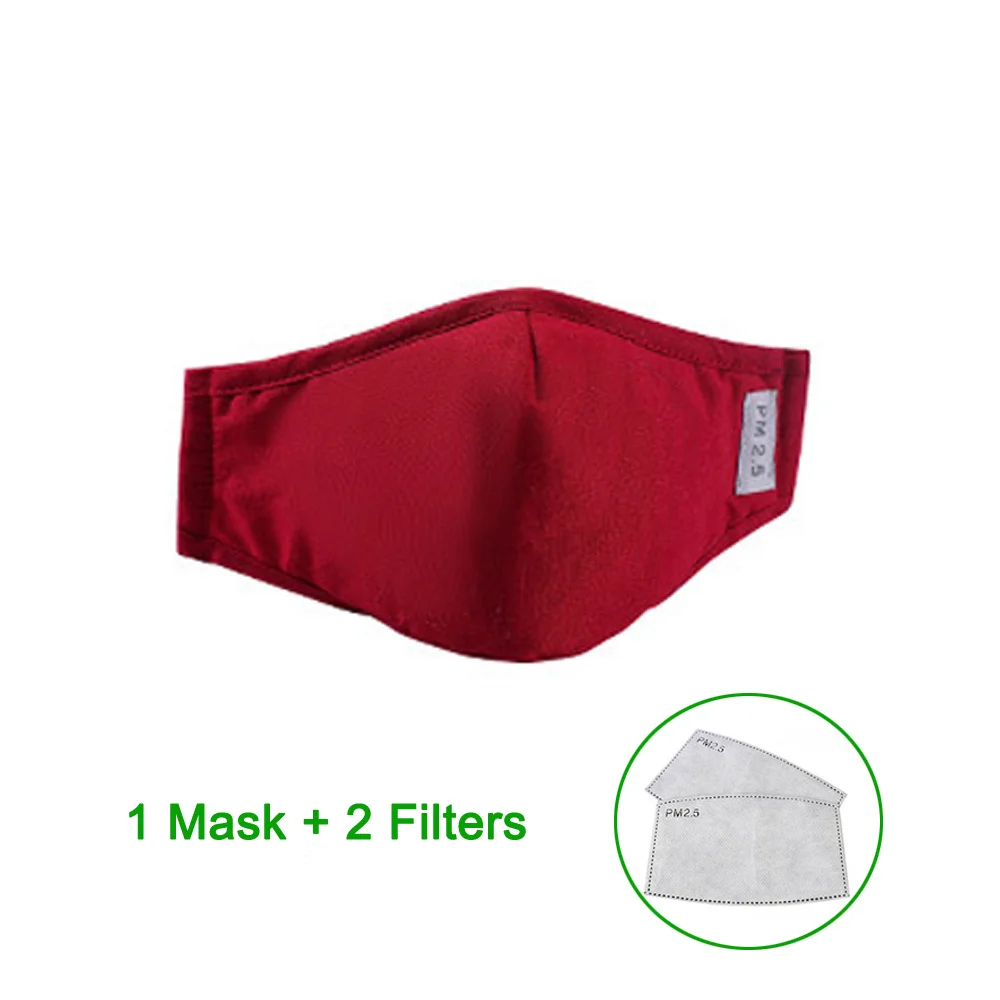 PM2.5 маска для полости рта и батерий пыли многоразовый моющийся хлопковая фильтра