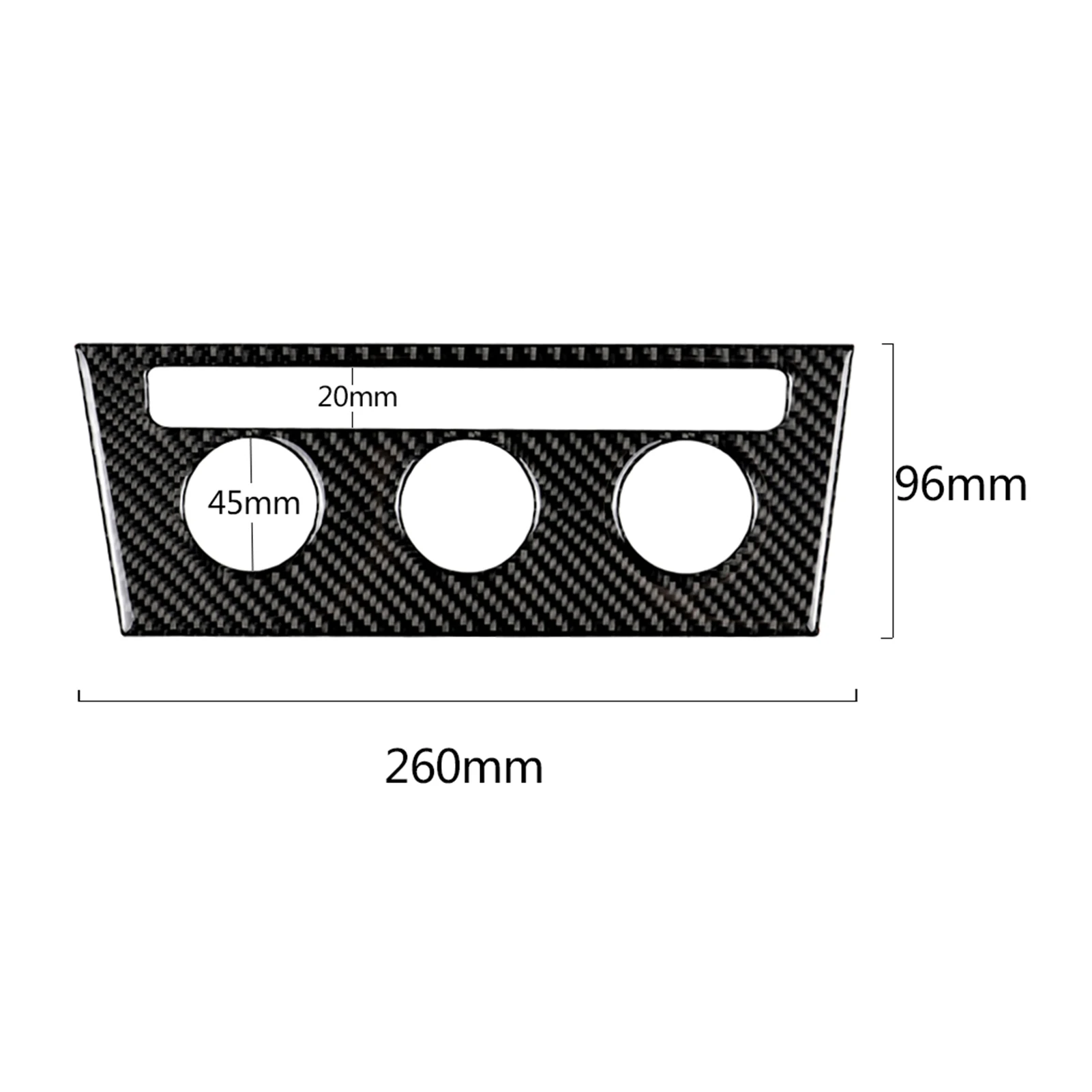 Автомобильная наклейка из углеродного волокна с кнопкой управления