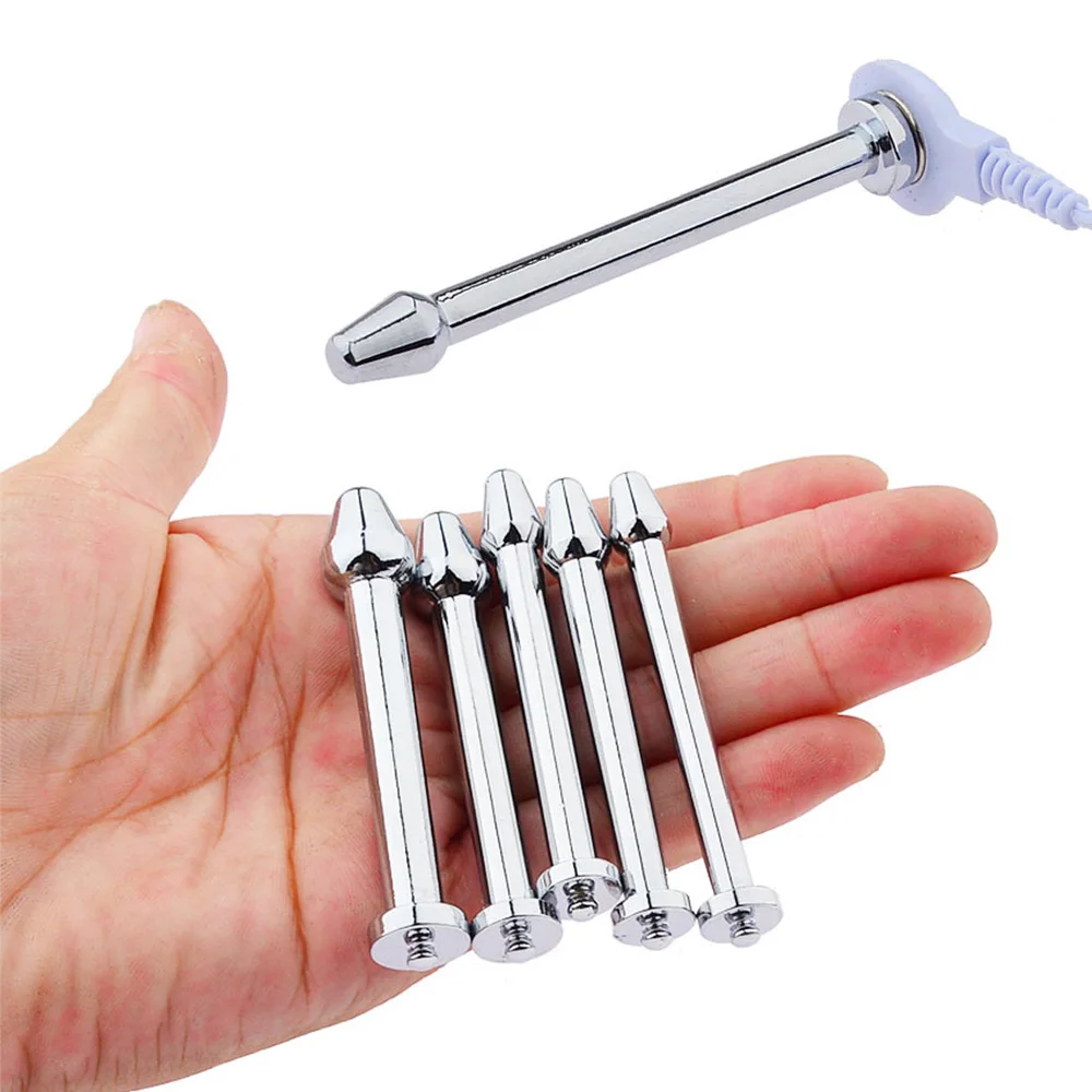 БДСМ из нержавеющей стали Пробка для пениса аксессуары с электрическим током