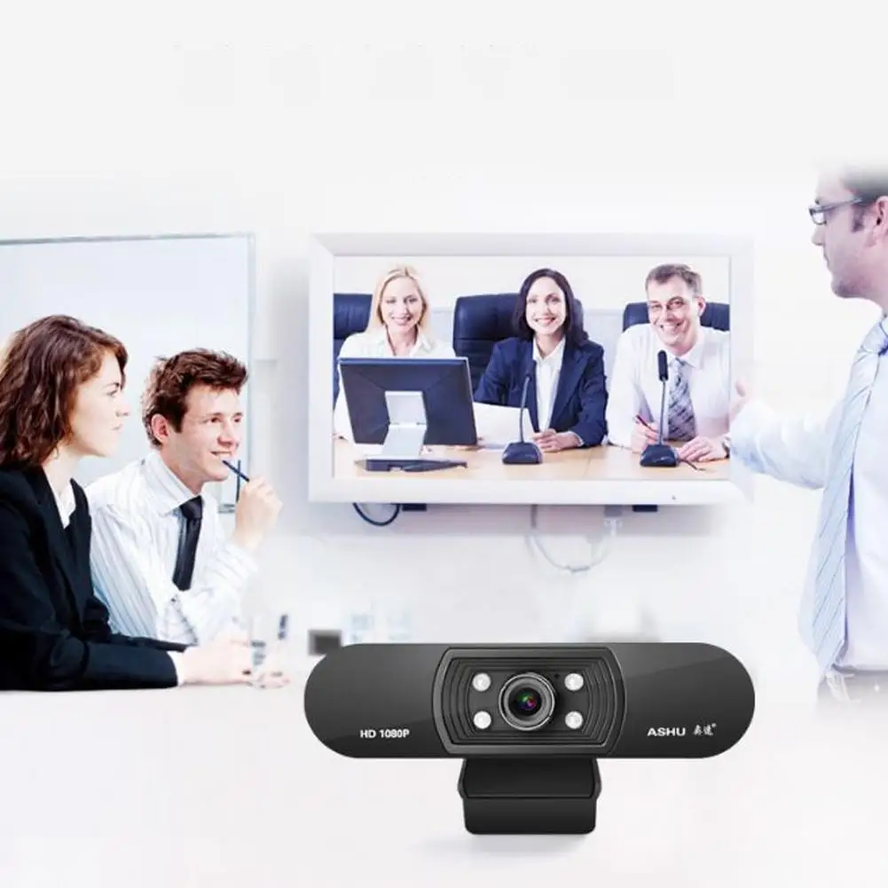 Веб-камера портативная с микрофоном 1080P Full HD USB | Компьютеры и офис
