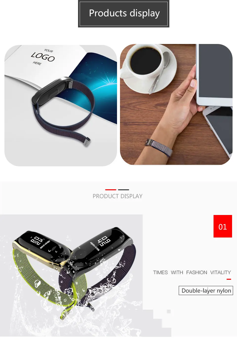 Mi jobs нейлоновый наручный ремешок для Xiaomi mi band 3 браслет сменный ремешок Смарт-часы ремешок для Xiaomi mi Band 3 Аксессуары