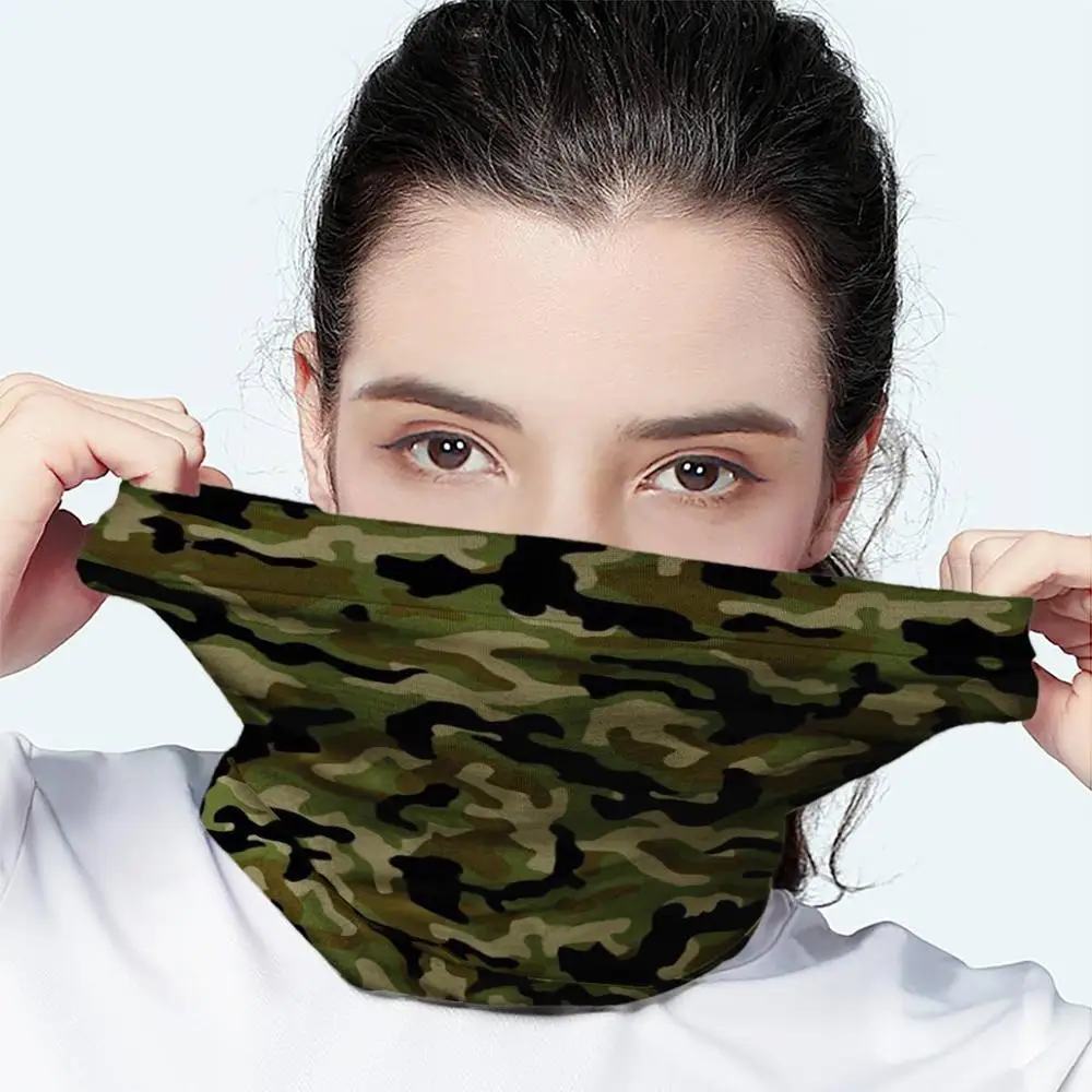ArmyGreen Камуфляжный головной платок для езды на мотоцикле с индивидуальным