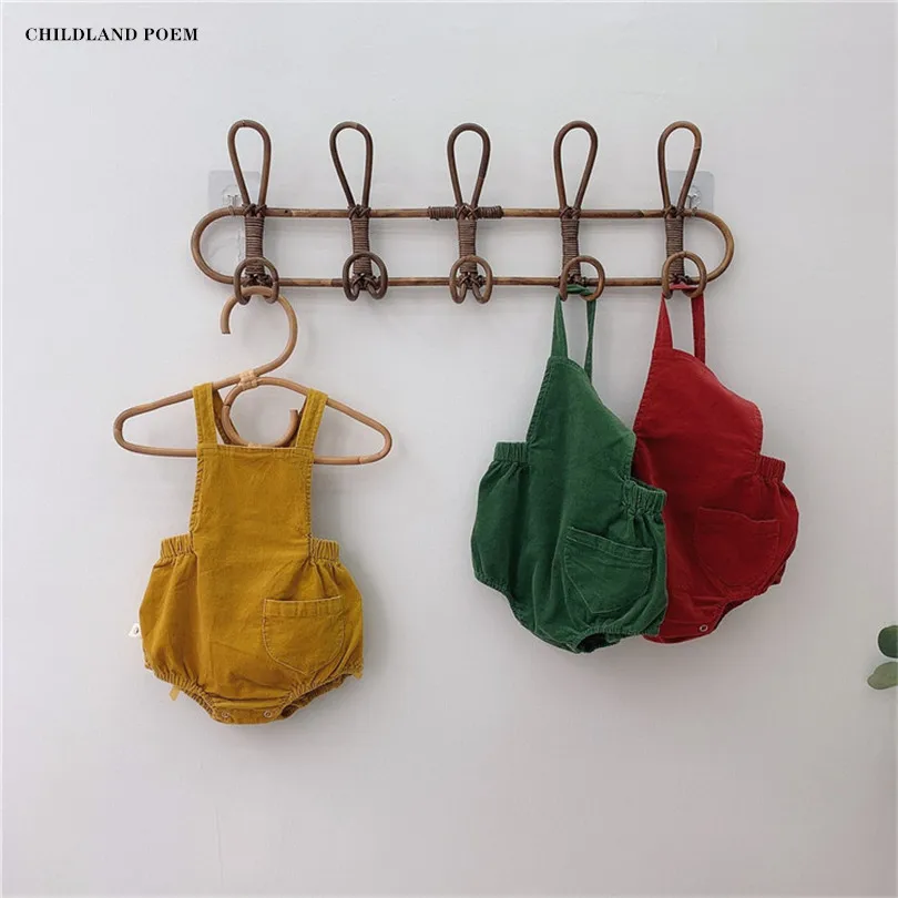 

Baby Rompers Newborn Baby Overalls Corduroy Suspender Romper Jumpsuit Boy Baby Girl Romper Infant Toddler Boy Romper Bodysuit