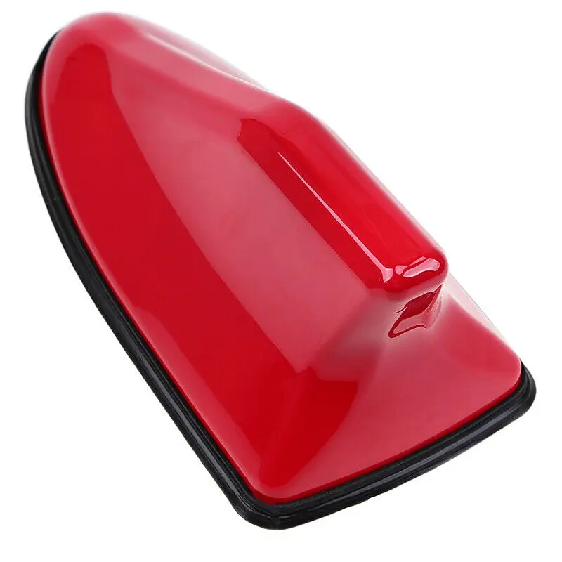 1pc 158*75*68mm Red Shark Fin Antenna Auto Car Universal Roof Radio FM/AM Decorate Aerial | Автомобили и мотоциклы