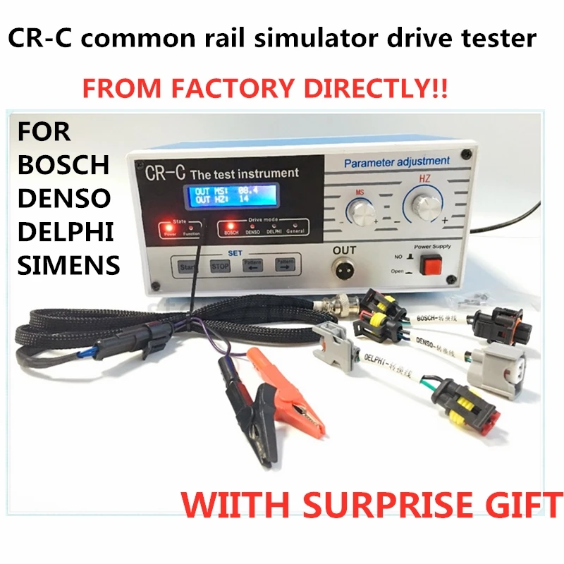 CR-C Многофункциональный дизель common rail электромагнитный инжектор тестер инструмент для BOSCHH, densso, DELPHIIi