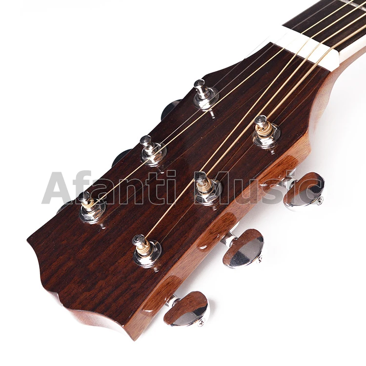 Afanti Музыку высокого качества 40 дюймов твердой красной сосны Топ/палисандр сзади