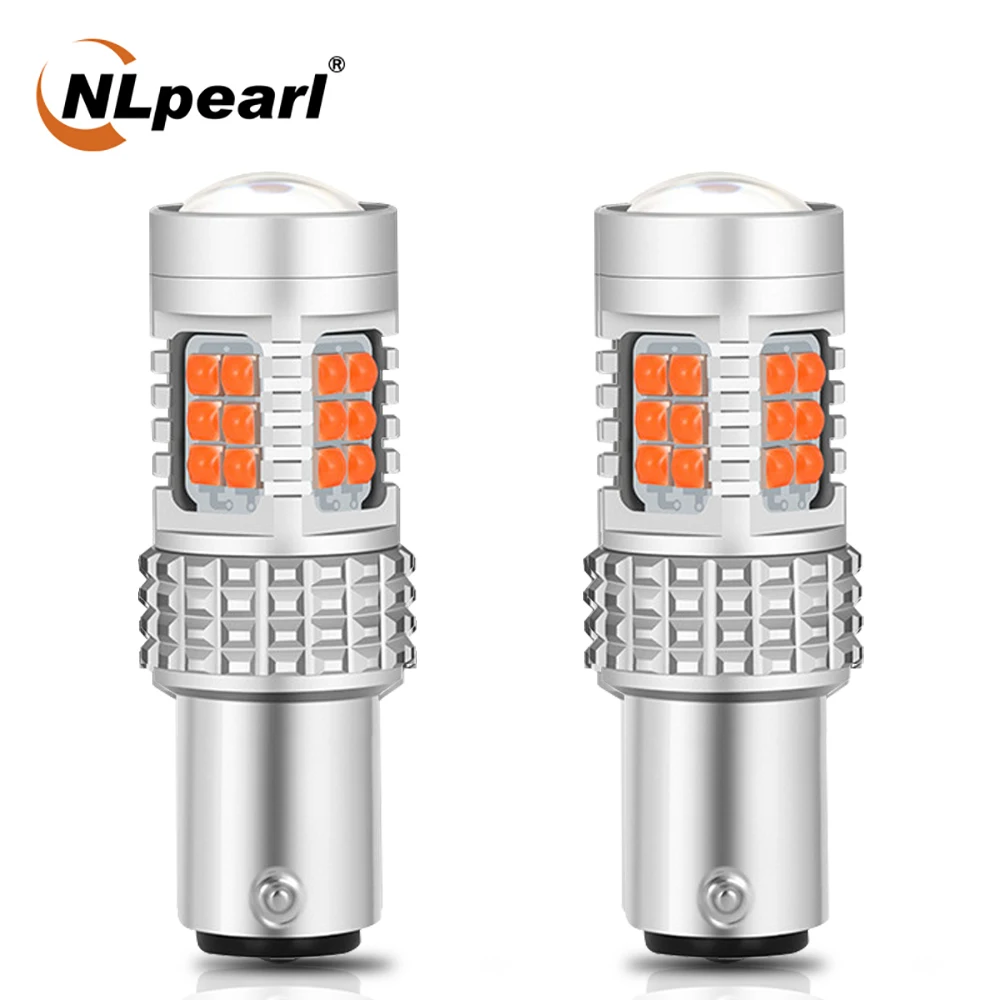 

NLpearl 2X Signal Lamp Bay15d P21/5w 1157 Led 3030 SMD Bau15s Py21w 1156 P21w Ba15s Led 7440 Led T20 W21W 7443 Turn Signal Light