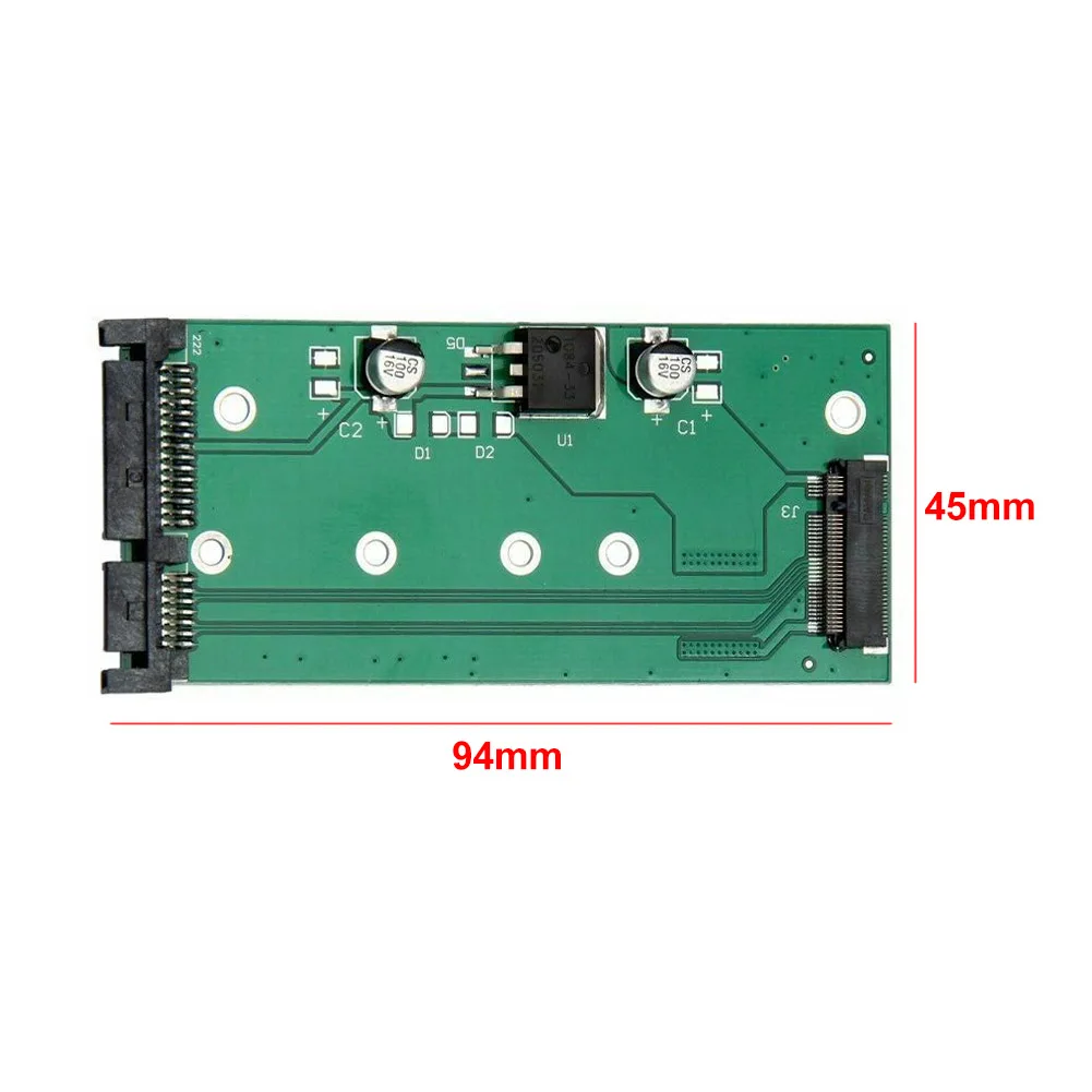

Durable High-capacity NGFF Add On Cards SSD To SATA3 Converter 6GB/s Adapter Card Expansion Shock Resistance Stable SATA To M.2