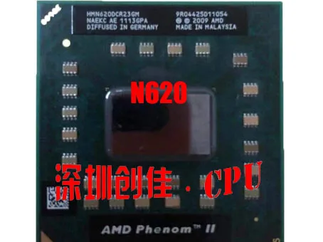 Чипы процессора AMD PHENOM II N620 HMN620DCR23GM центральный процессор ЦП гнездо для ноутбука S1 2,8G 2M двухъядерный N 620
