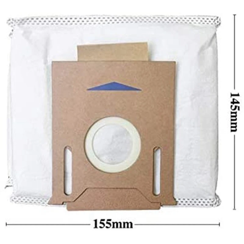 

15 Pack Replacement Vacuum Dust Bags for Ecovacs DEEBOT OZMO T8 AIVI T8 Max and T8 Series DX93 Vacuum Cleaner Spare Part