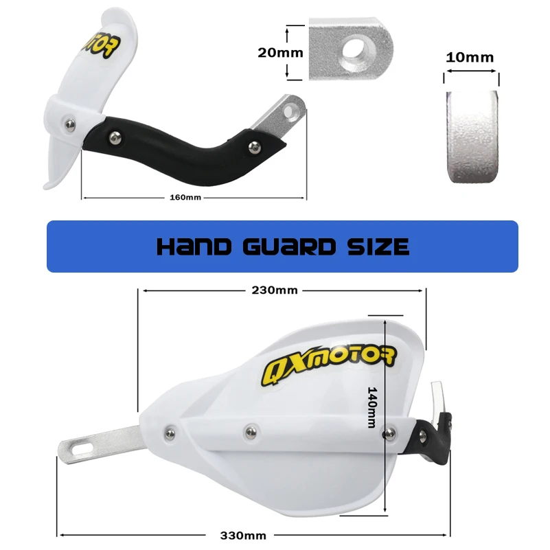 Защитная накладка для мотоцикла XCW EXC SXF CR CRF YZ YZF WR KX KXF KLX 125 530|hand guard|hand guards