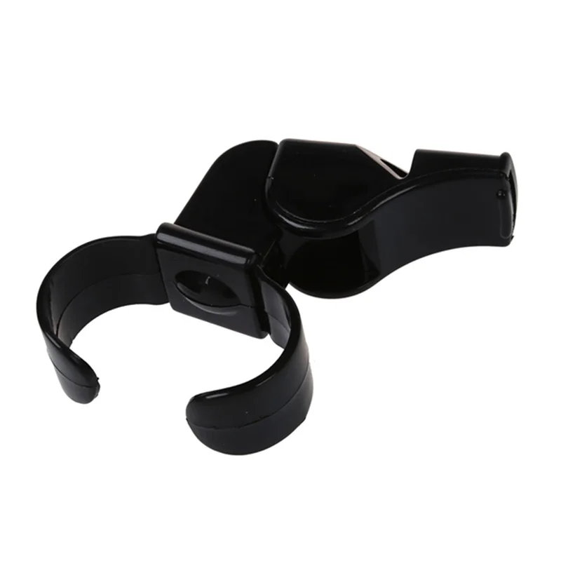 Черный пластиковый Pealess Finger Grip спортивный свисток рефери|Свисток| |