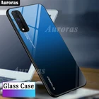 Чехол Auroras для Realme Narzo 30 5G, чехол из закаленного стекла с градиентом для Realme7 4G Cover GT Master Neo2 50A 50i