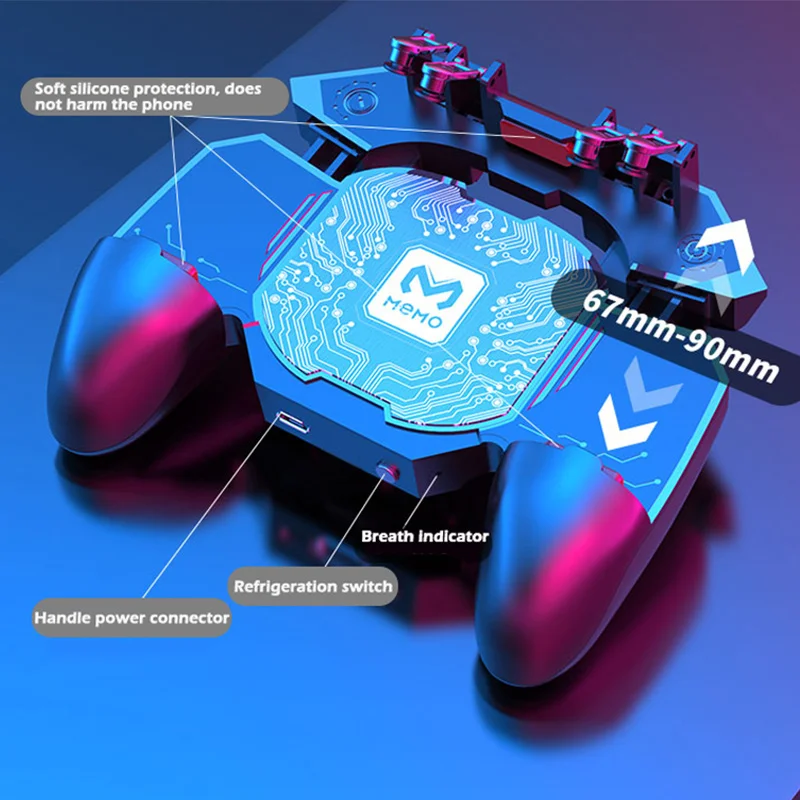 Вентилятор охлаждения PUBG полупроводниковый контроллер кулер шестипальцевый