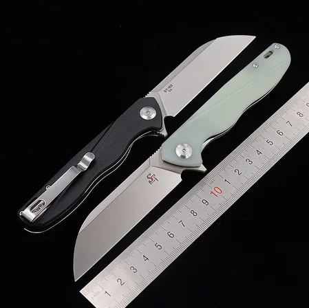 

ST-103 Pocket Folding Knife D2 Steel Blade G10 Handle Hunting Survival Knife Outdoor EDC Multif -Tool Knife Camping Knife