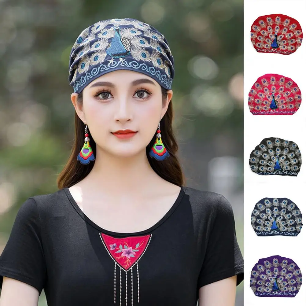 Casual Women Cap All Match Female Elegant Brimless Headband Turnban Hat |