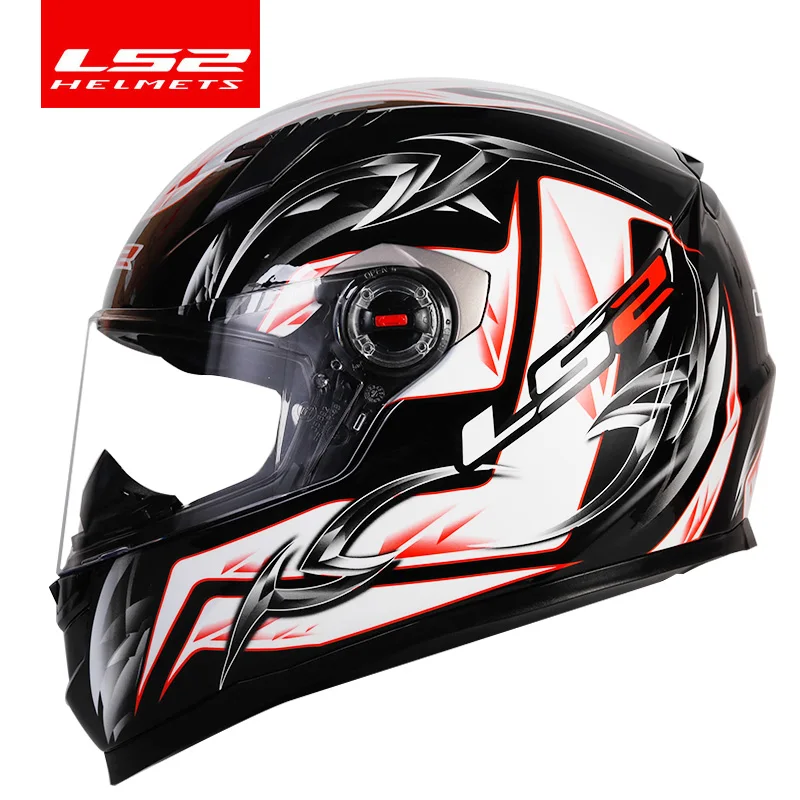 LS2 FF358 moto rcycle шлем полное лицо LS2 alex barros шлем гоночный мото шлемы шлем Casco moto ECE Сертификация - Цвет: red river