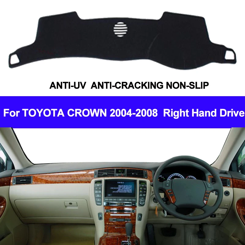 

For Toyota Crown 2004-2008 Right Hand Drive 1PC Car Dashboard Mats Cover Sun Shade Dashboard Cover Capter