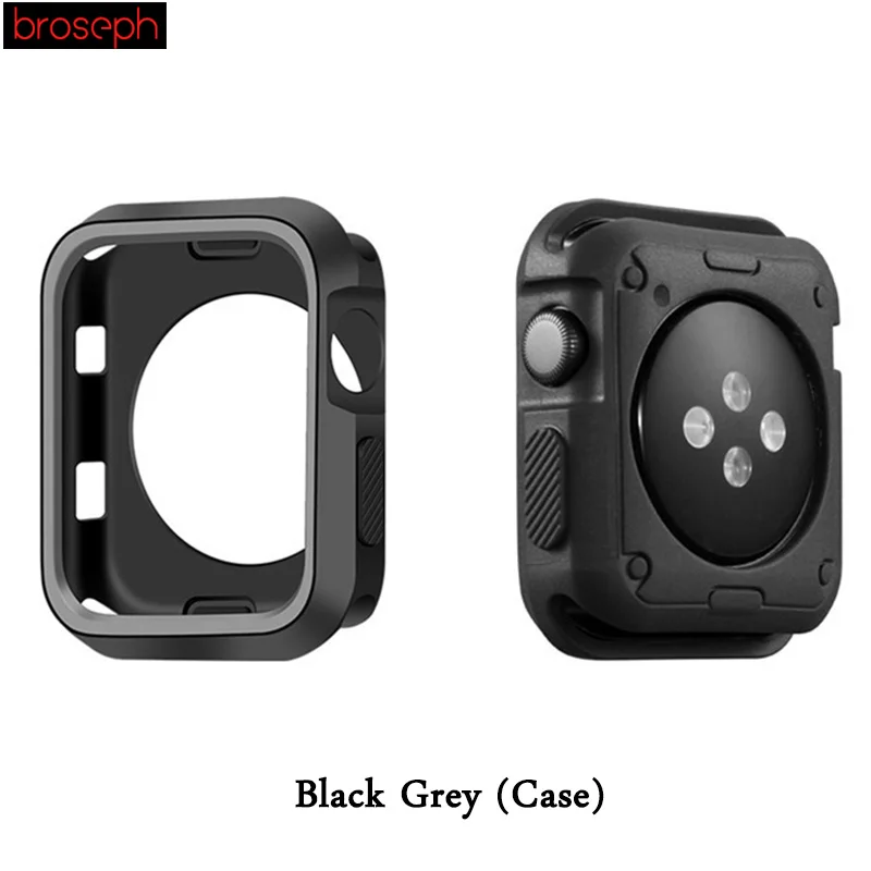 Watch Protector Bumper for Apple watch 4 Case 40mm 44mm Silicone Watch Cases Cover for Iwatch Series 3 2 1 Strap 38mm 42mm