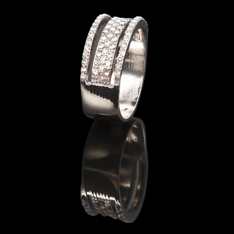 Женское и мужское широкое кольцо из титановой стали имитация колец свадебные