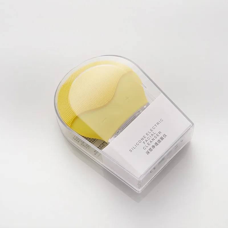 Mini Vibration Cleaner Skin Massager Facial Cleansing Brush Face Electric Silicone Deep Pore Cleaning | Красота и здоровье