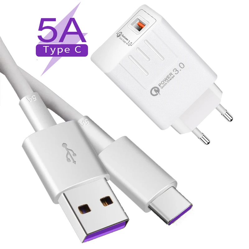 USB кабель для передачи данных Samsung S10 S9 S8 A50 A70 Huawei P30 P20 lite Honor 10 20 QC 3 0|Зарядные