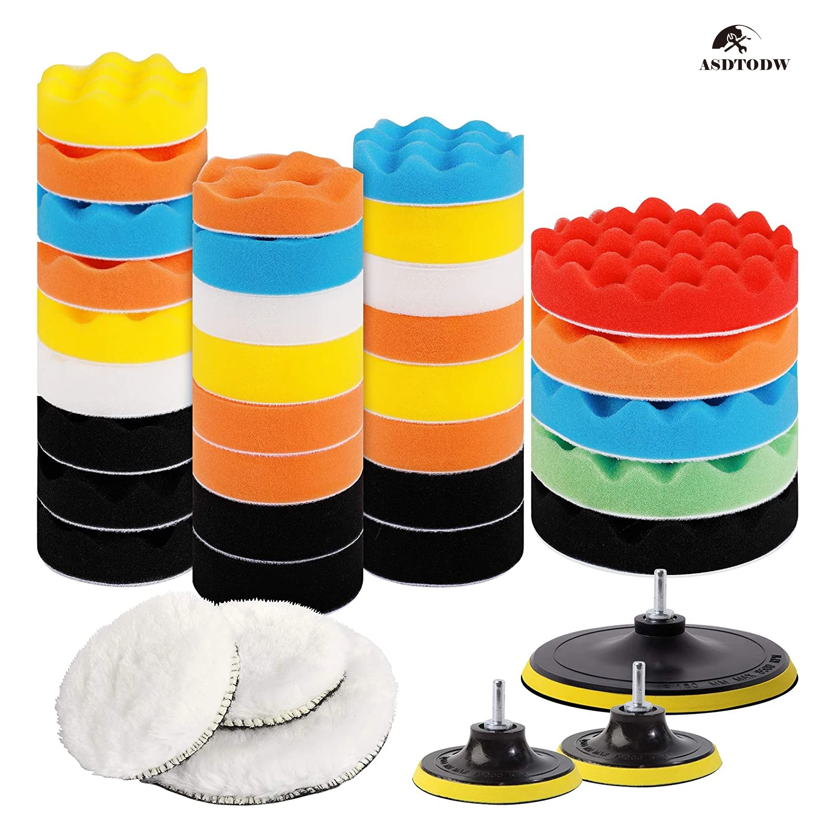 

Диск полировальный автомобильный, 3/5/6/7 дюймов, 39 шт.