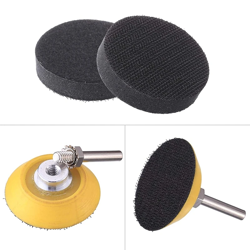 

130Pcs Sanding Disc Pad 2Inch Sanding Discs Pad Kit for Drill Grinder Rotary Tools with Sanding Pad and Shaft