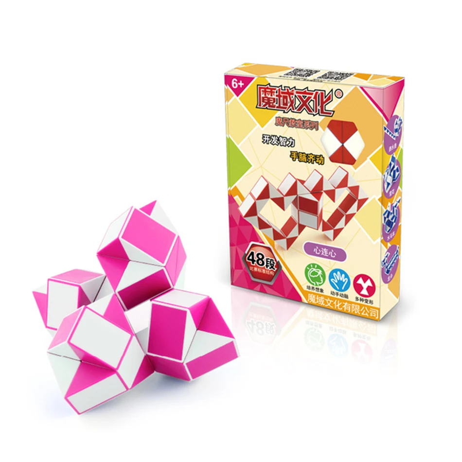 Обучающие игрушки для детей Moyu Cubing 48 скоростных кубиков змеи Волшебная