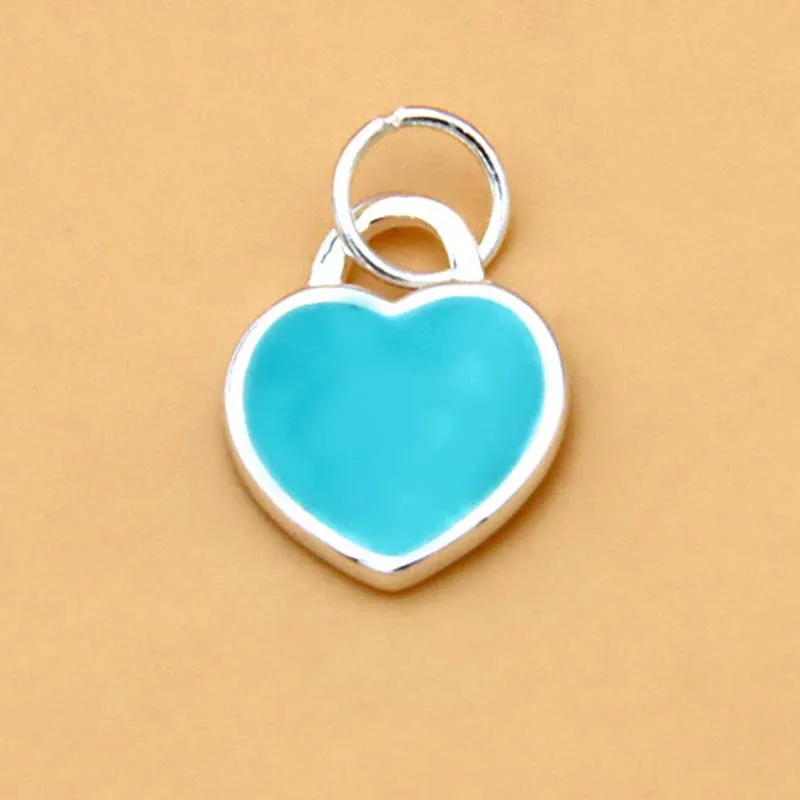 Подвеска в виде сердца из серебра 925 пробы для ожерелья браслета - купить по