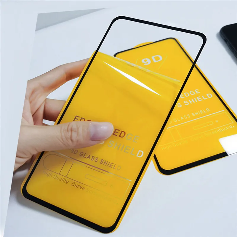 

1-2Pcs 9D Full Glue Tempered Glass for Xiaomi Mi Poco F3 M3 Screen Protectors for Xiaomi Poco F2 X3 Pro NFC Protective Glass