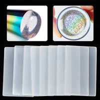 nail scraper set for stamping nail tools clear jelly silicone stamper head nail art templates tool diy manicure accessories