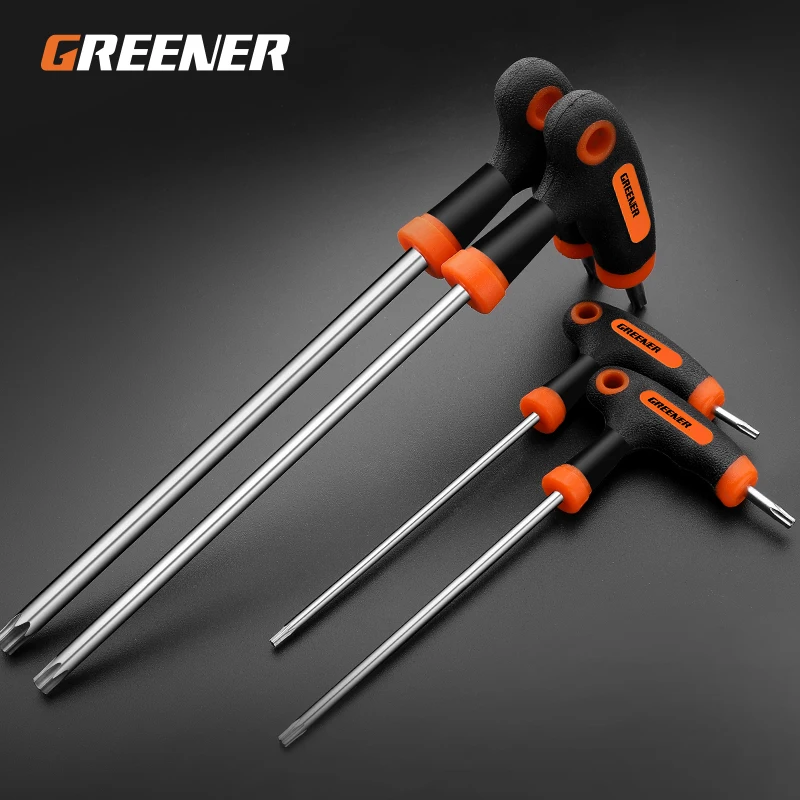 Greener Allen Key Set Hex Wrench Screwdriver Set 2/2.5/3/4/5/6/8/10mm Flat/Ball head Hexagon Spanner