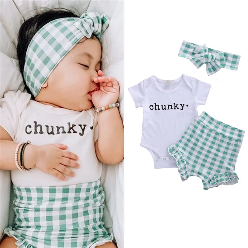 Комплект летней одежды для новорожденных девочек 0 24 месяцев белый комбинезон с