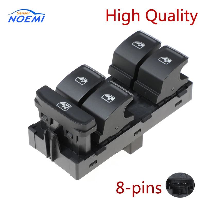 Переключатель Стеклоподъемника YAOPEI 5G0959857C хромированный для VW Golf Mk7 Passat B8 Tiguan Touran