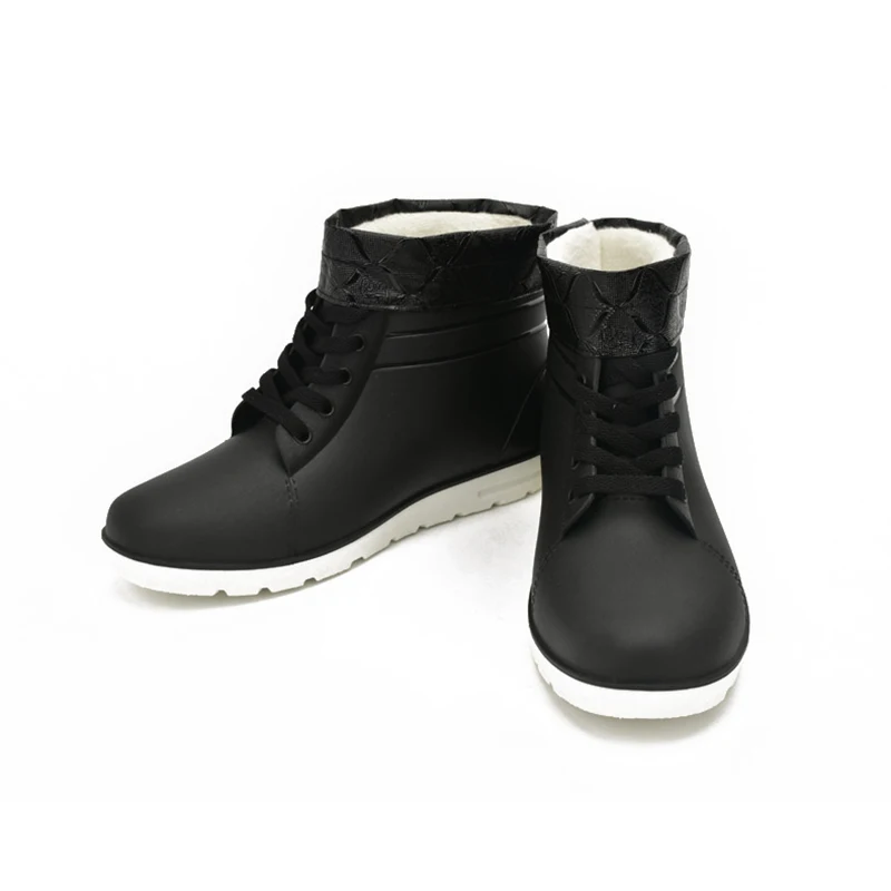 Сапоги Aleafalling мужские универсальные модные водонепроницаемые на шнуровке