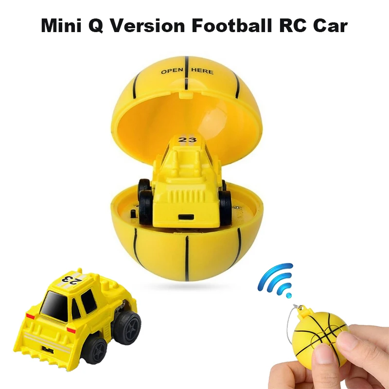RC Car Mini Q версия футбольные пуговицы батарея инфракрасный датчик ящик для
