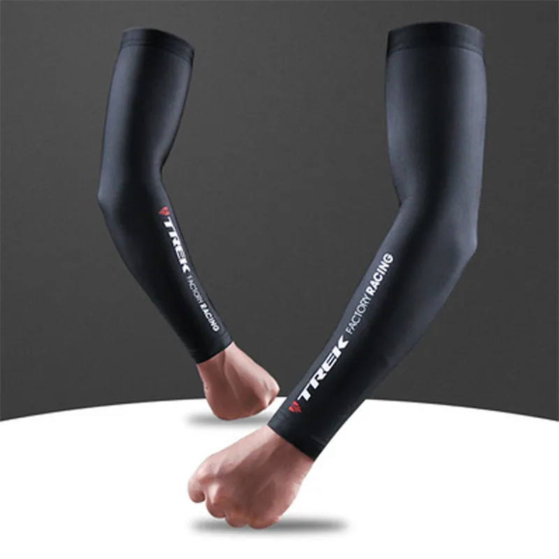 

2021 Cycling Arm Warmers winter fleece Running Arm Sleeve Bicycle Arm warmers Camping winter thermal Sports Safety