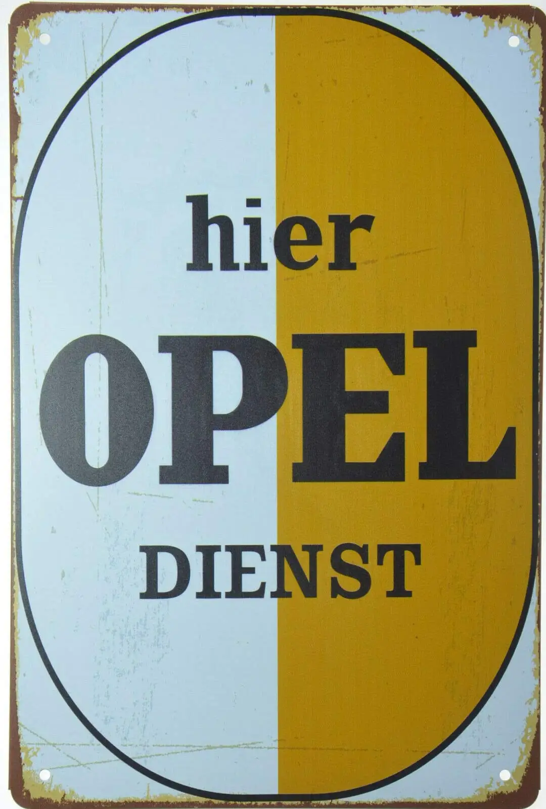 

Hier Opel Dienst Garage Service Repairs Mechanic Retro Metal Tin Sign New for Home Coffee Wall Decor 8x12 Inch
