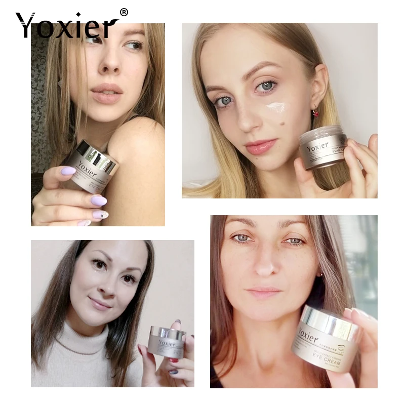 

Yoxier Snail Firming Eye Cream Relieves Dark Circles Anti-Aging Anti-Puffy Fine Line Moisturizing Skin Eye Cream