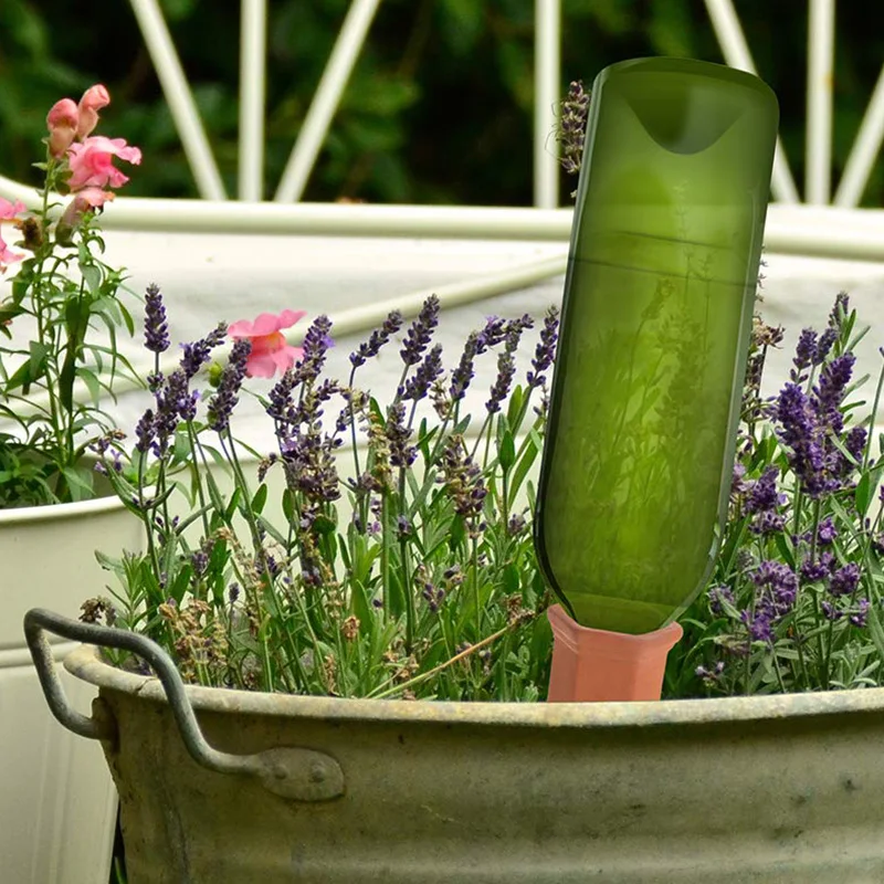 Self Watering Spikes - 6-Pack Terracotta Plant Stakes Automatic Slow Release Water Drippers for Indoor Outdoor Garden | Дом и сад