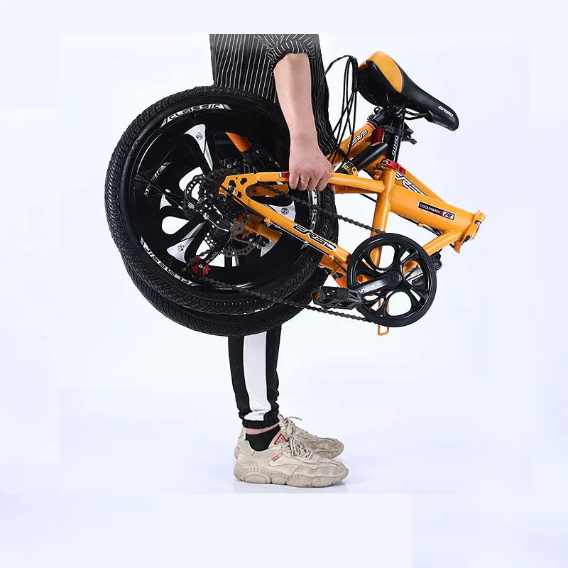 Складной велосипед ультралегкий портативный компактный багажник 16/20 дюйма для
