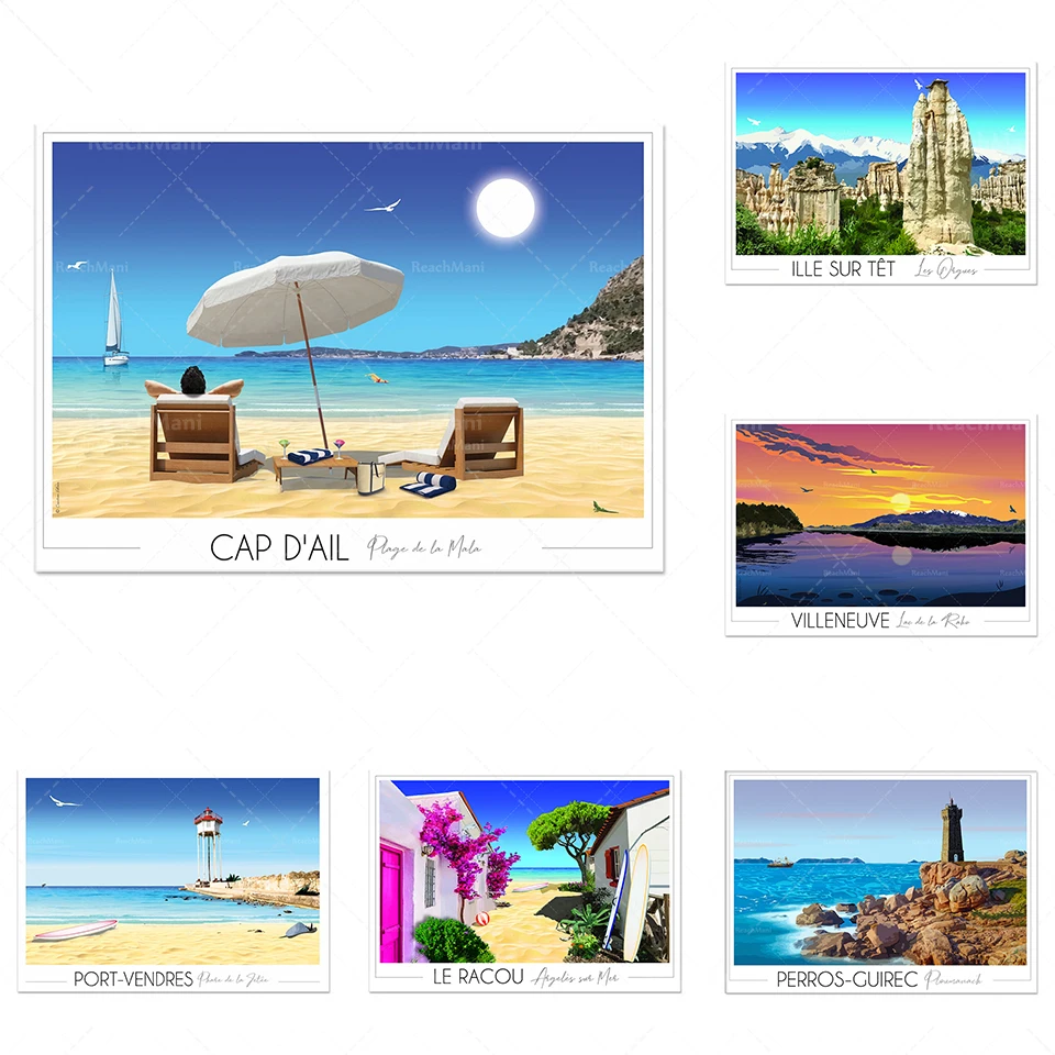 

Mara Beach Poster • Illustration • Travel Poster