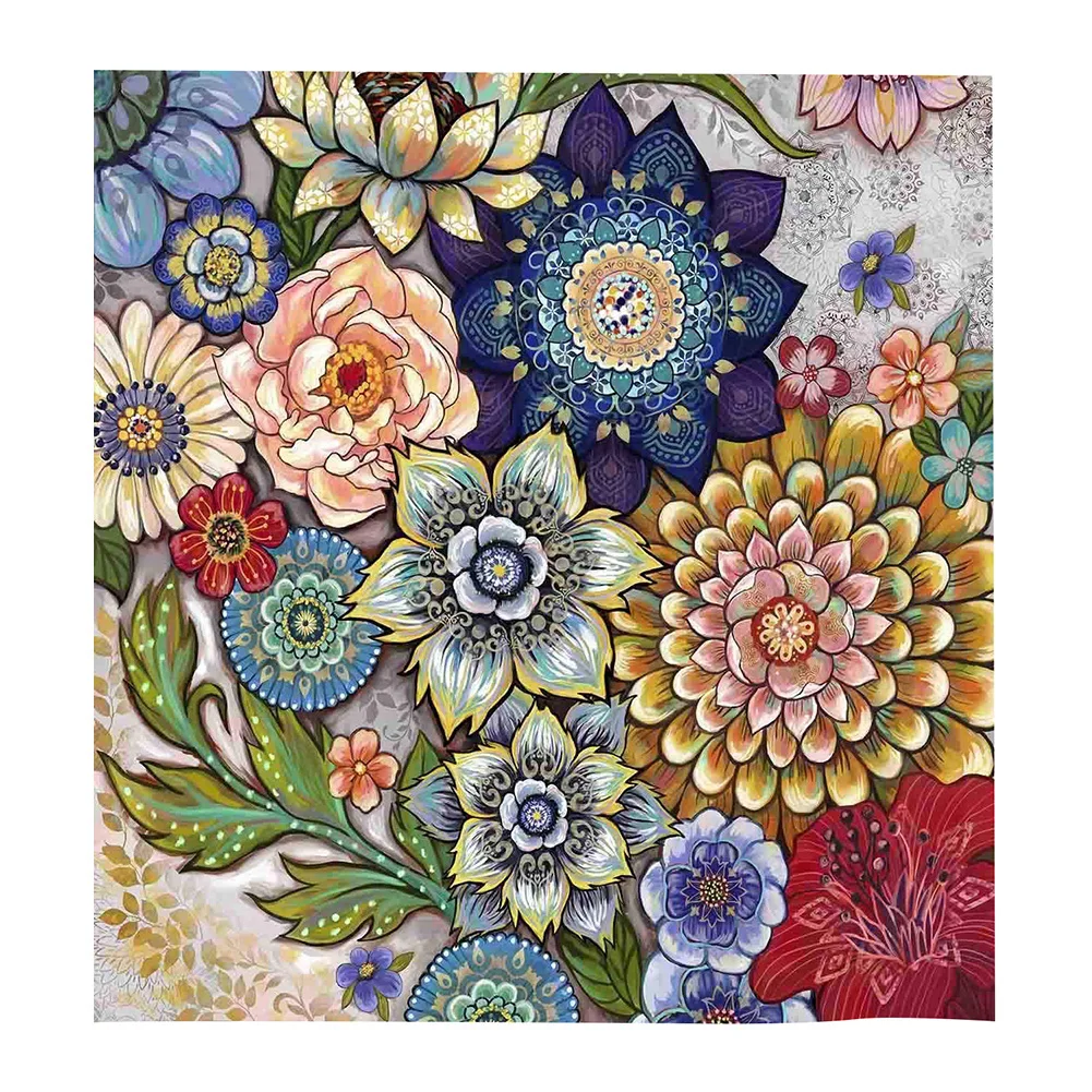 Colorful flowers Wall Decorative Tapestries Style Hanging Curtain Fabric Multifunctional Cloth Craft for Home Decor | Дом и сад