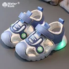 Сандалии Детские Size21-30, светодиодная подсветка, Нескользящие, для мальчиков и девочек
